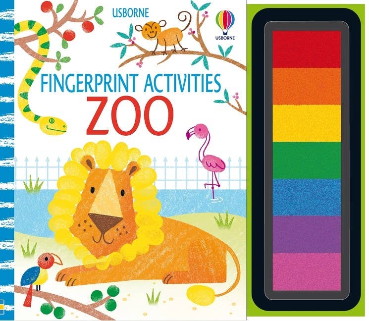Fingerprint Activities Book -  Zoo