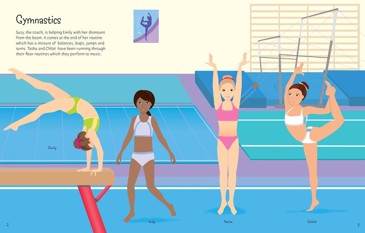 Sticker Dolly Dressing Sports