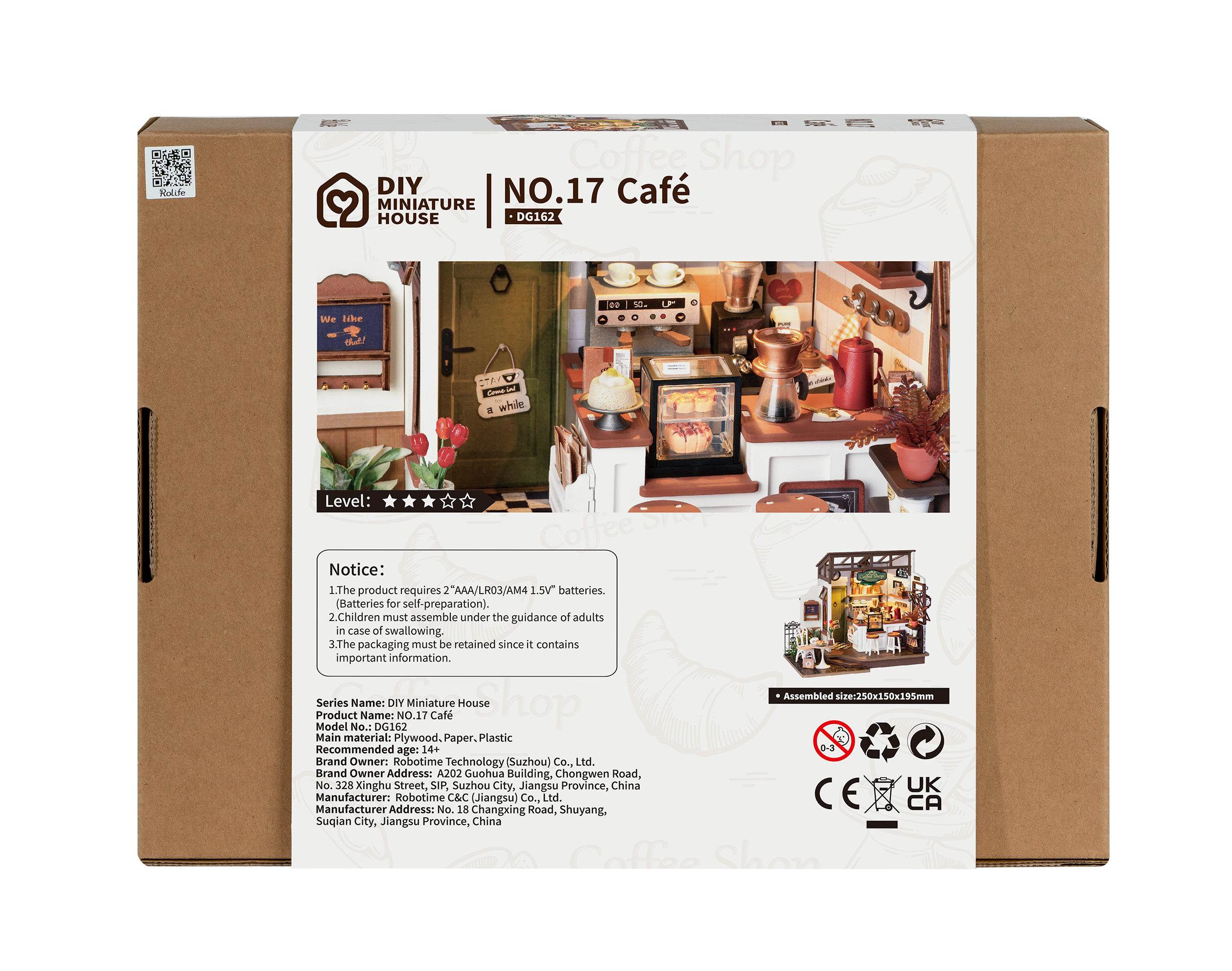 Café Rolife DIY Miniature House