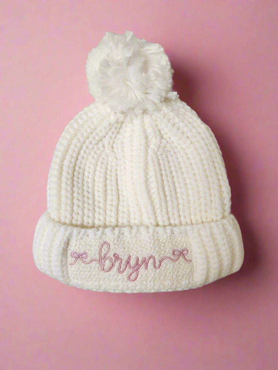 Single Pom Fluffer Beanie