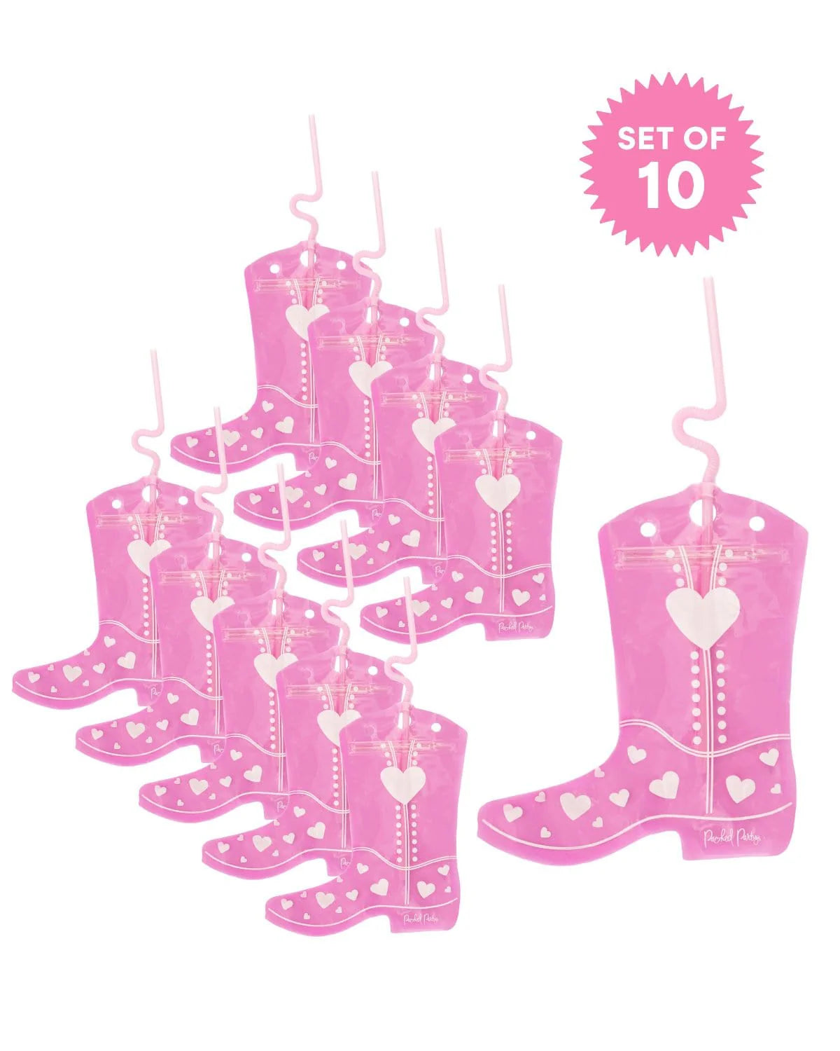 Boot Scoot Drink Pouch Set - 10 PK
