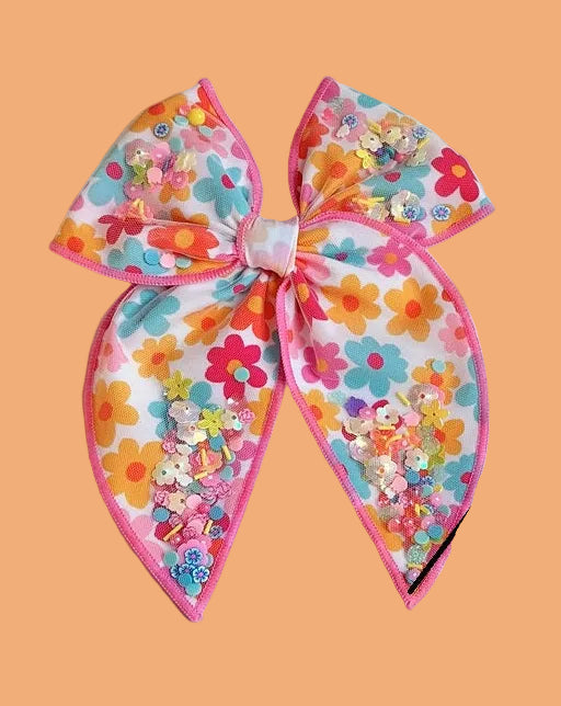 Mesh Shaker Bow - Petals Please