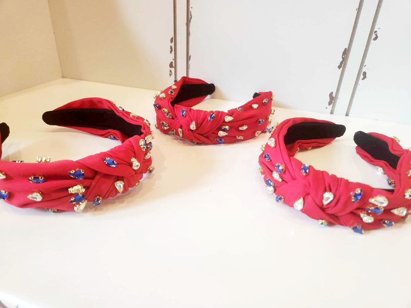 Knot Rhinestone Headband - Liberty
