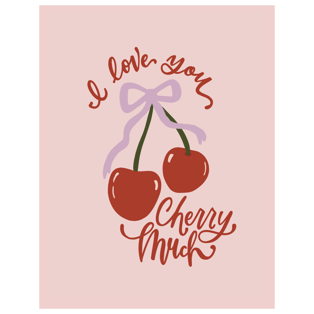 I Love You Cherry Much Banner - 36x26"