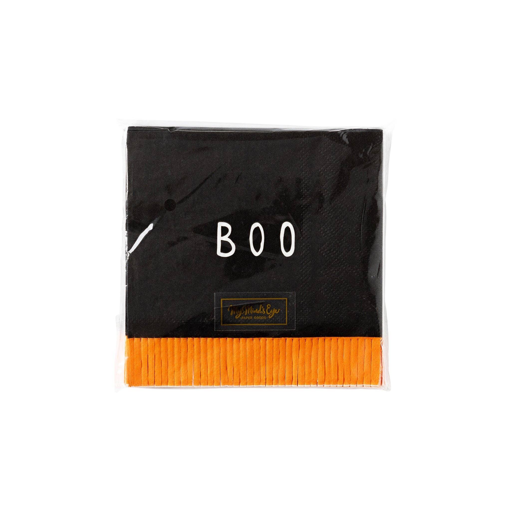 Boo Fringe Cocktail Napkin - 24 PK