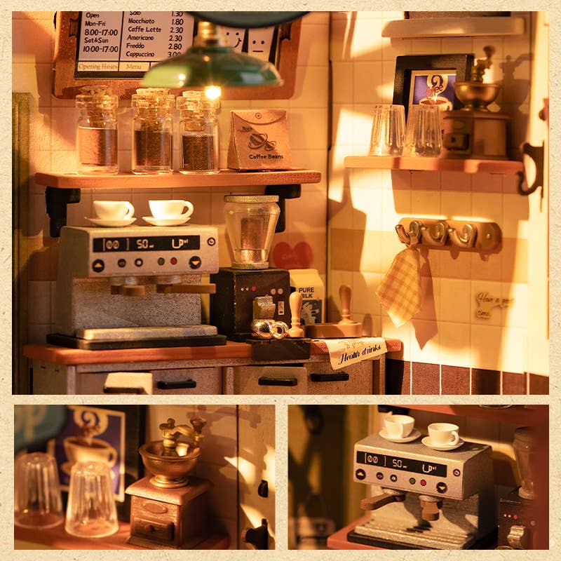 Café Rolife DIY Miniature House
