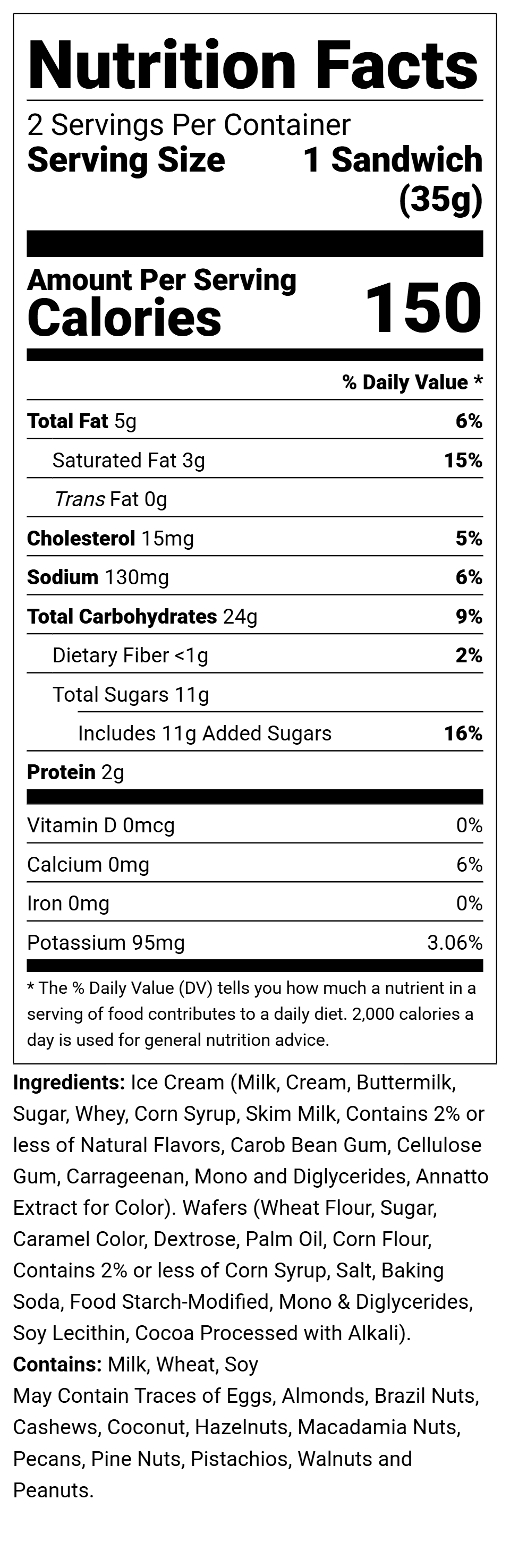 Freeze Dried - Ice Cream Sandwich