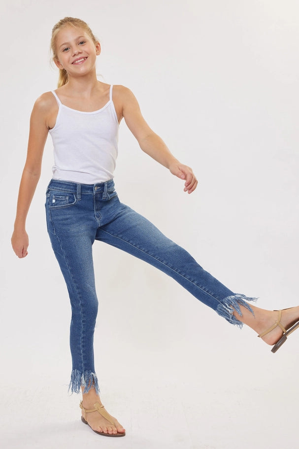 Kid's Kan Can Jeans - Fringed