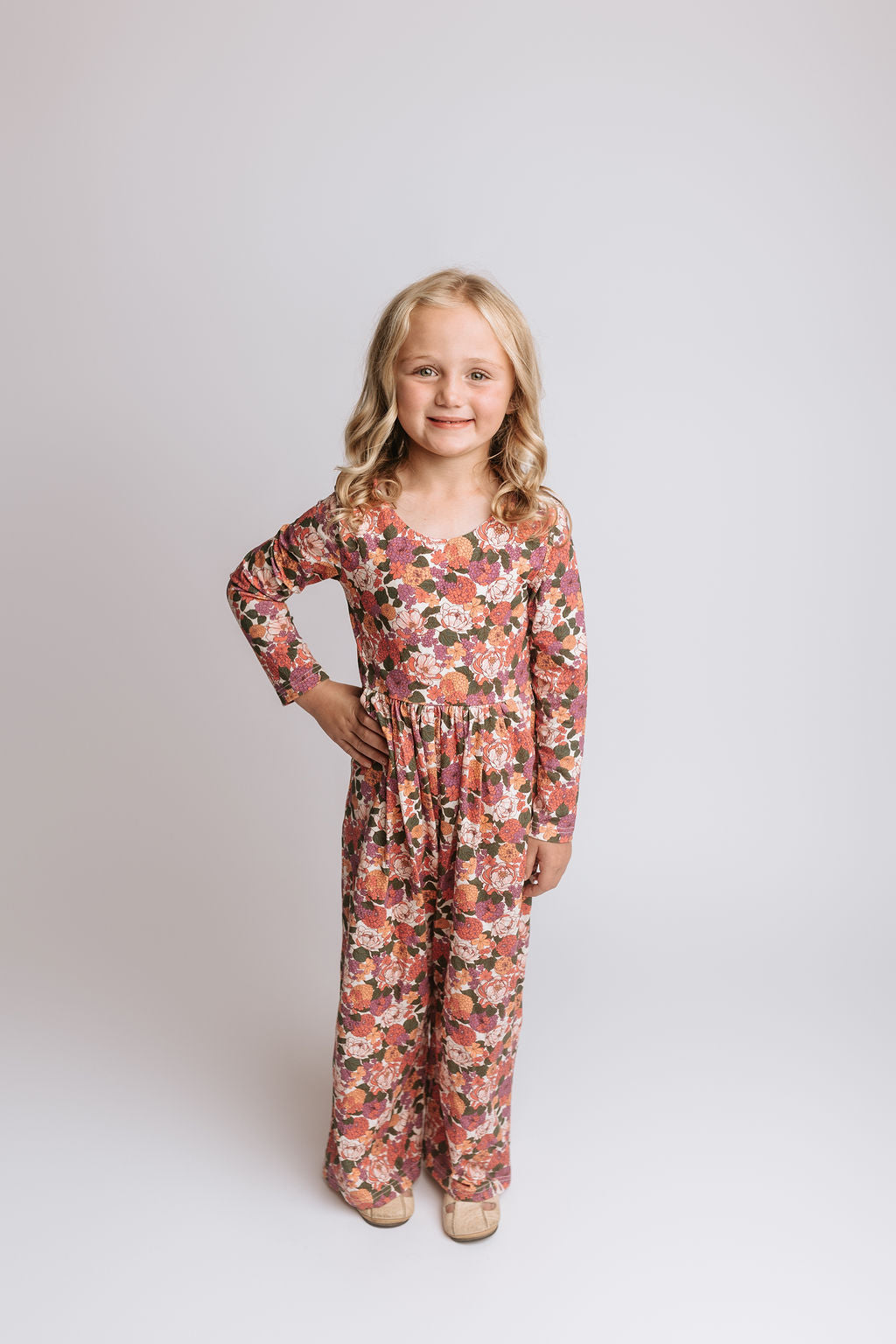 Ivy Romper - Rustic Rose