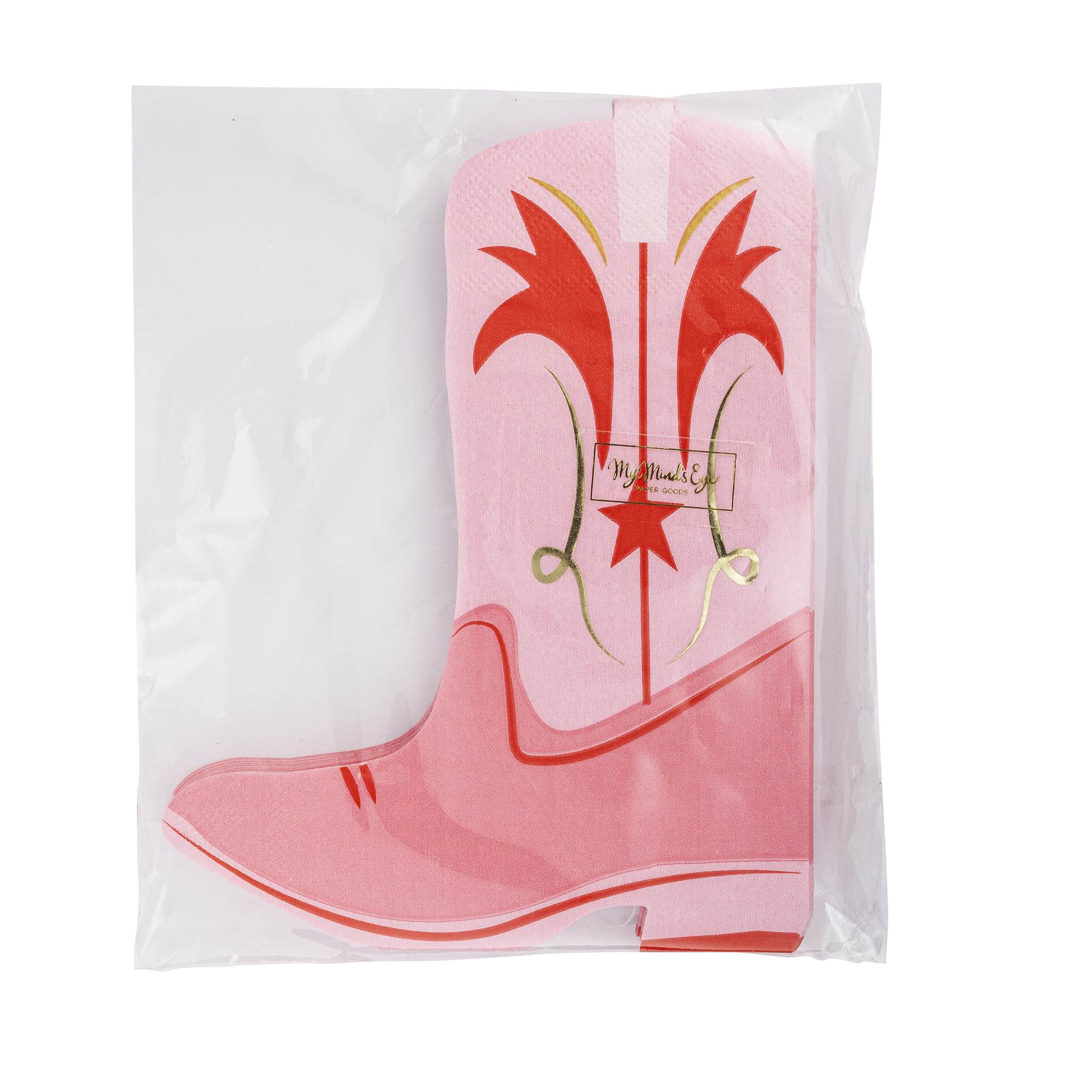 Boot Shaped Paper Napkin - 18 PK