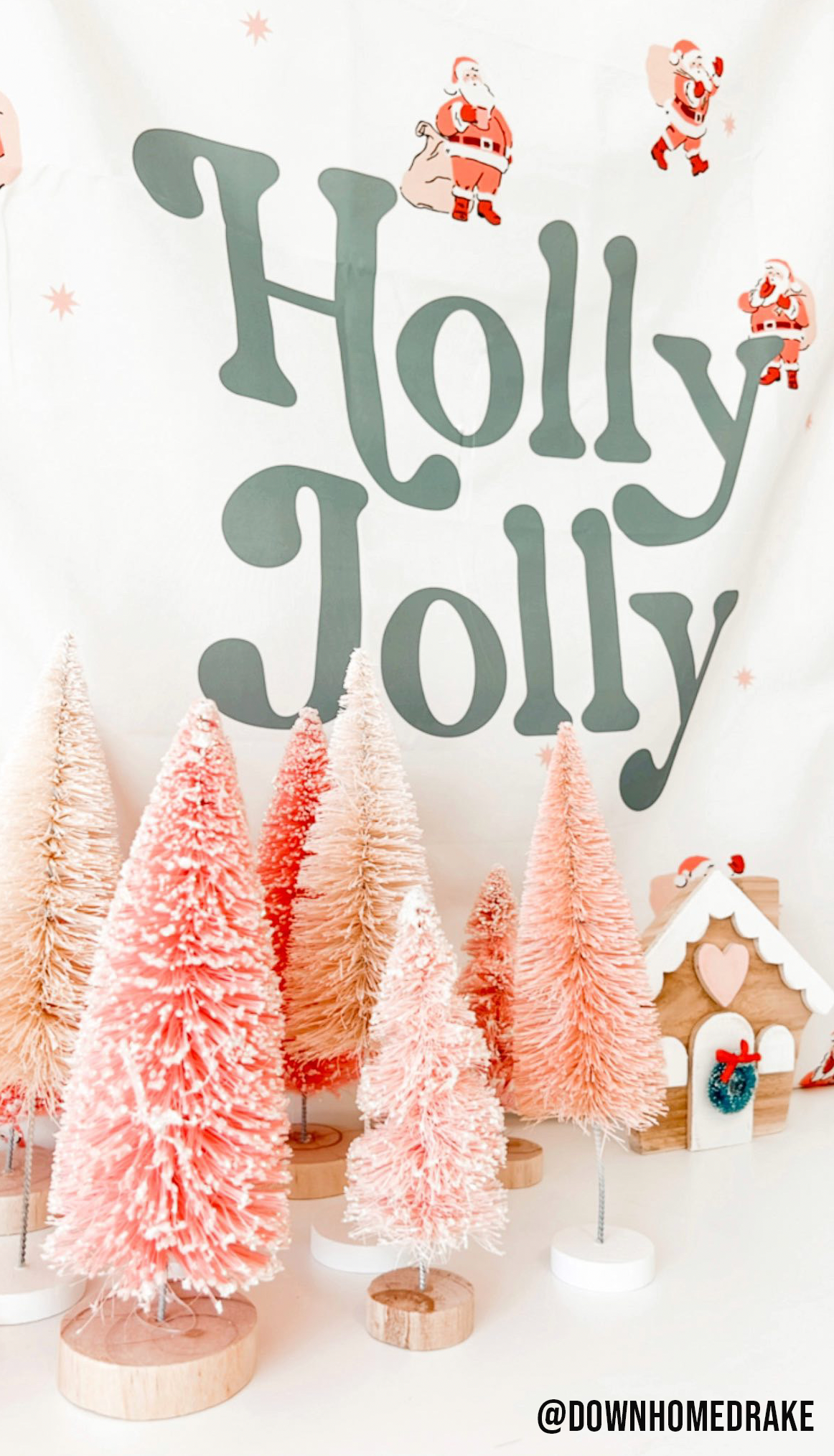 Holly Jolly Banner -  36x26"