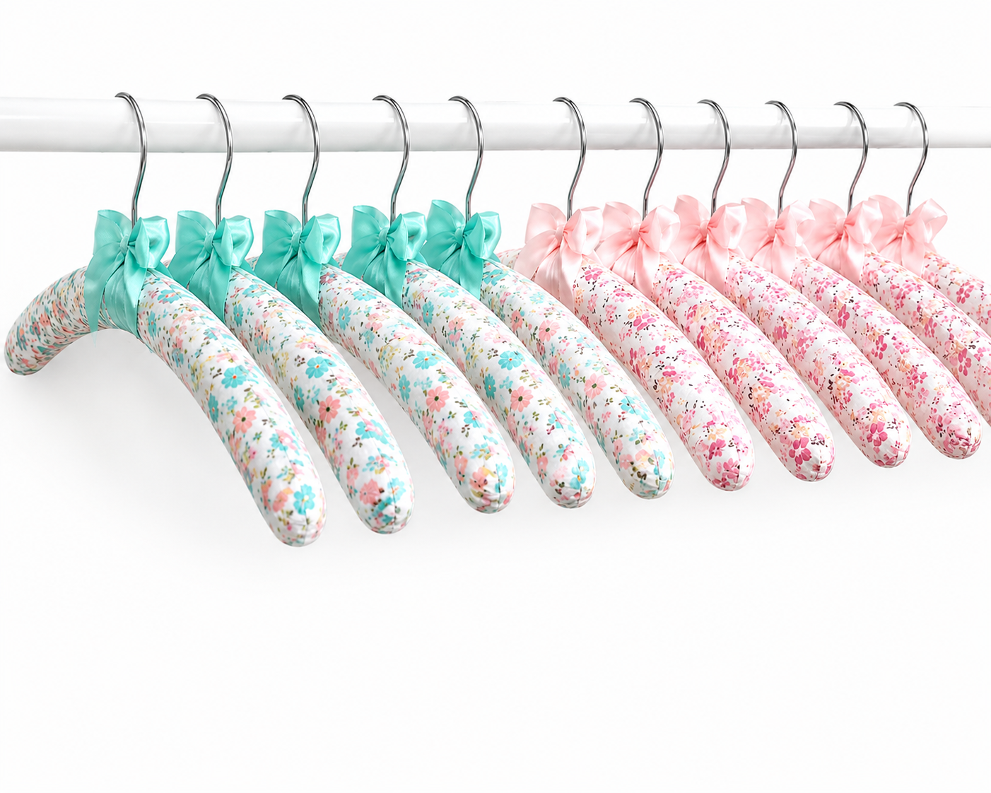 Fabric Clothing Hanger Set (Multiple Colors)