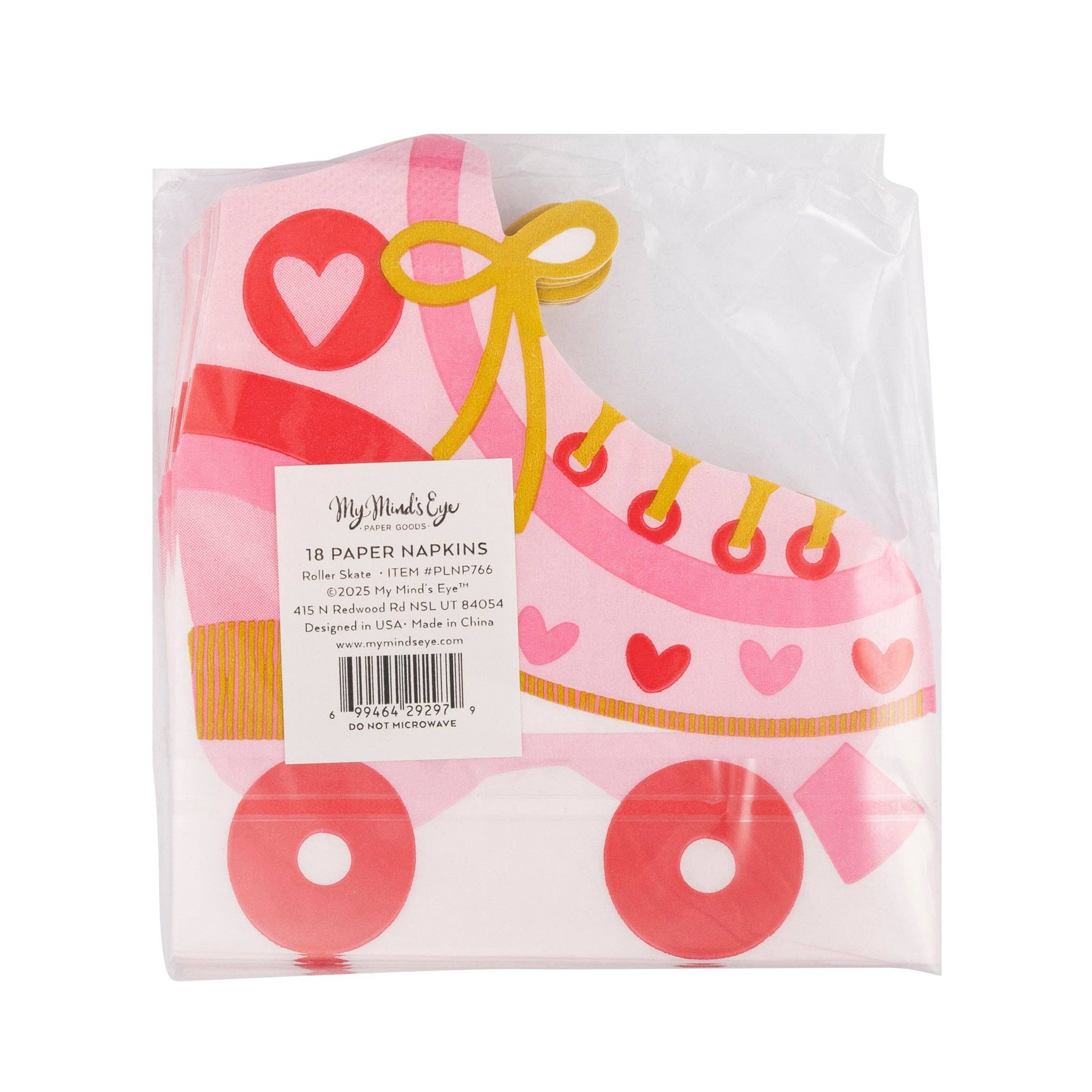 Roller Skate Shaped Guest Napkin - 18 PK