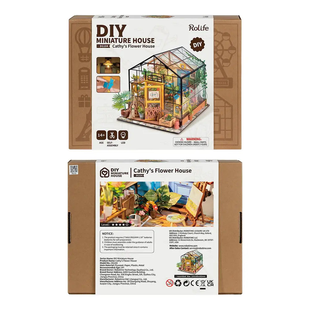 Cathy Flower House DIY Miniature House