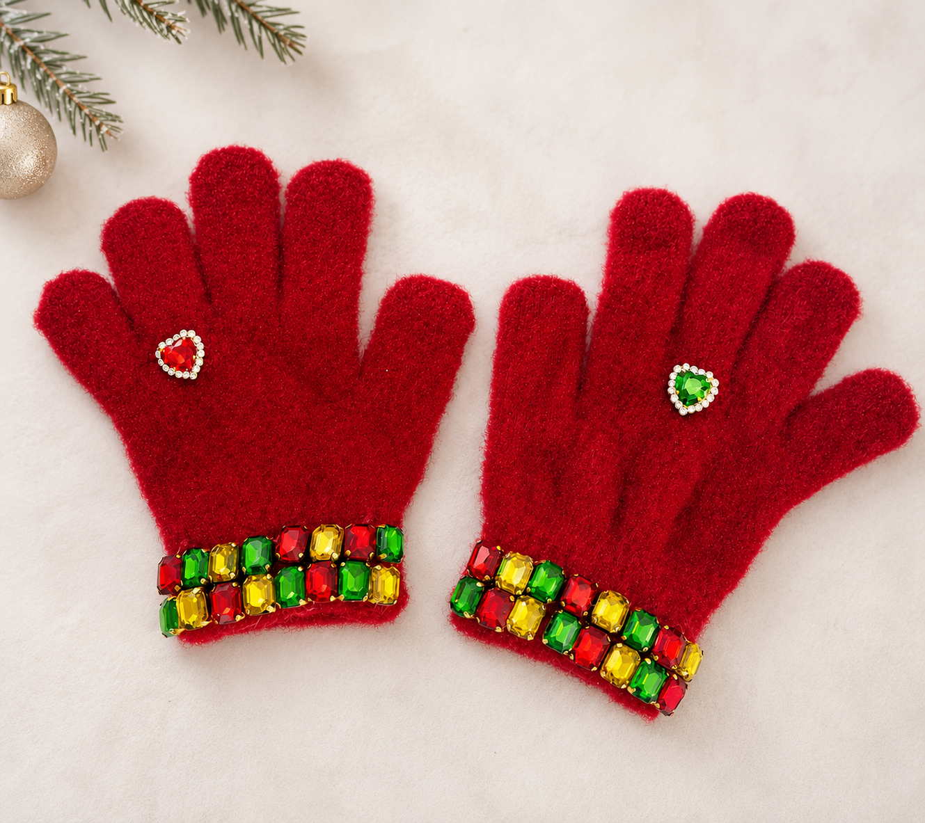 Cozy Christmas Gloves