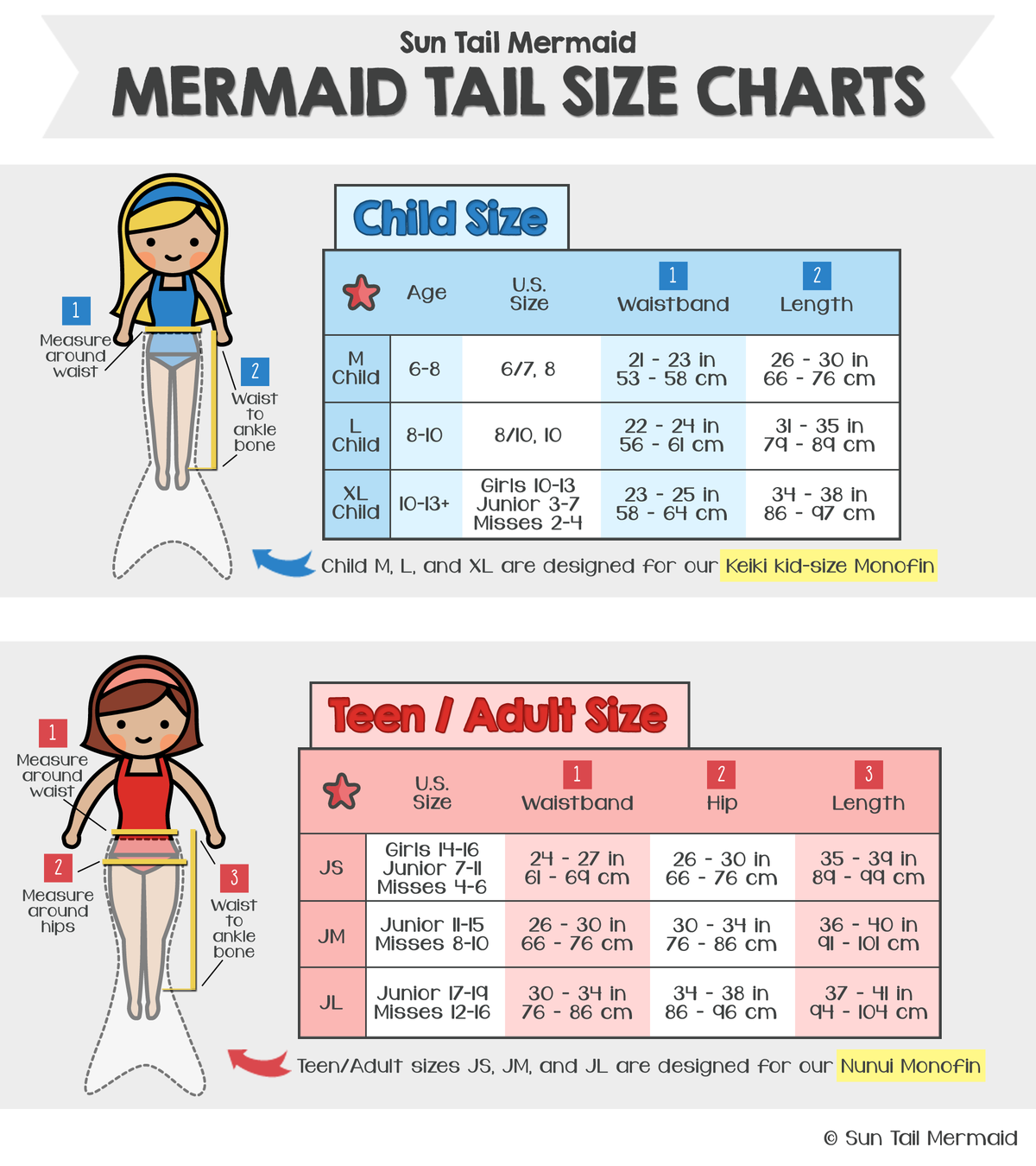 Blue Lagoon Mermaid Tail + Monofin Set clothing for kids, girls, teens, and women (pool toy): L - Child 8/10