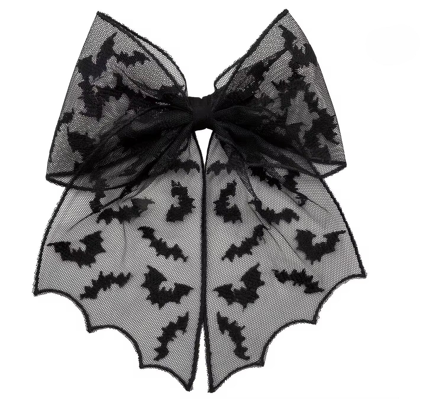 Mesh Bow - Bat Beauty