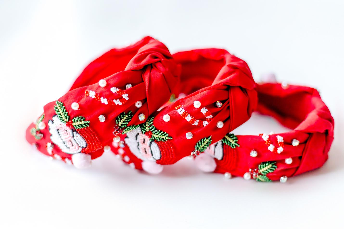 Beaded Headband - Jolly St. Nick