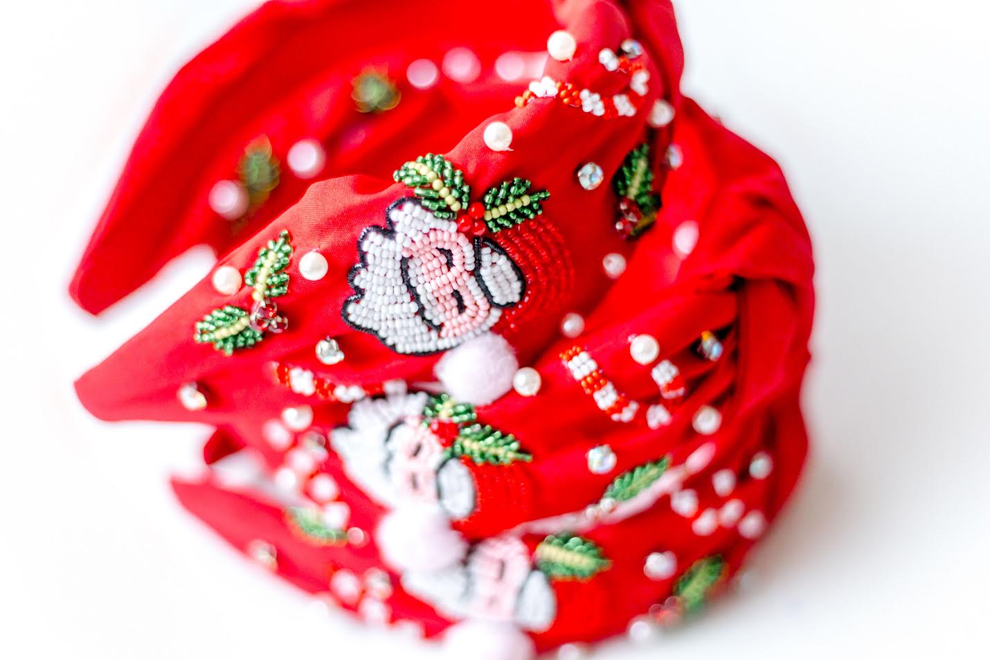 Beaded Headband - Jolly St. Nick