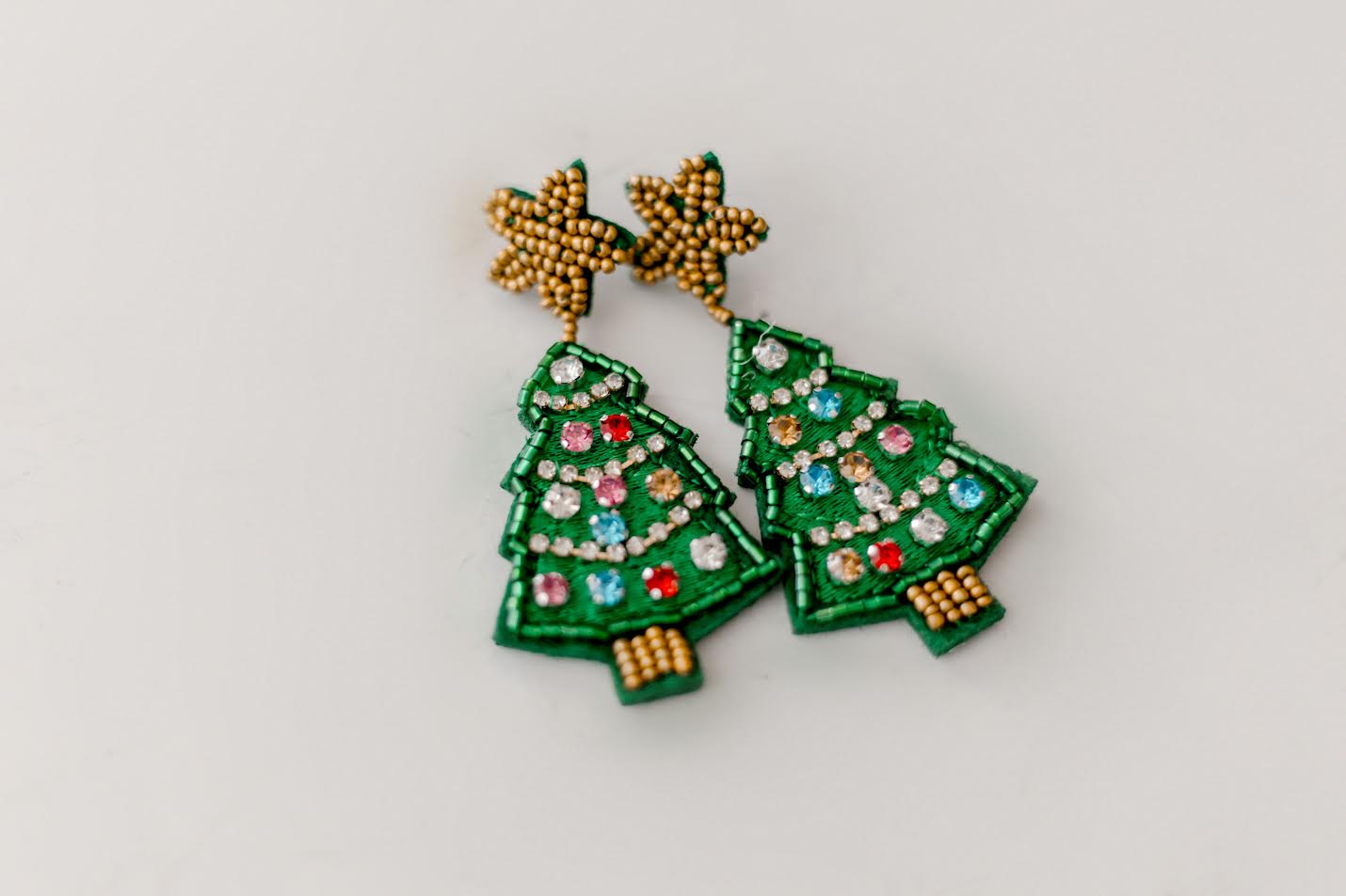 Beaded Earrings - Christmas Cheer