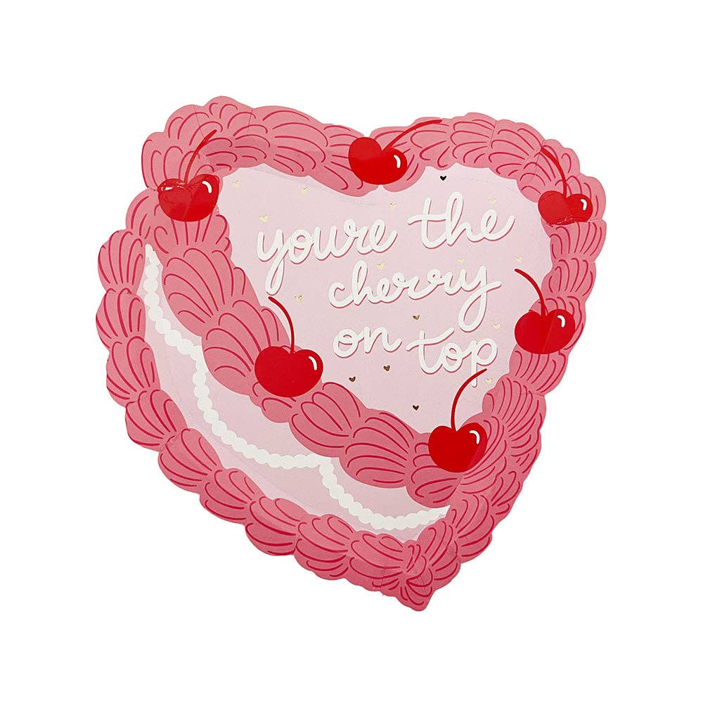 You're The Cherry On Top Dessert Plates - 8 PK