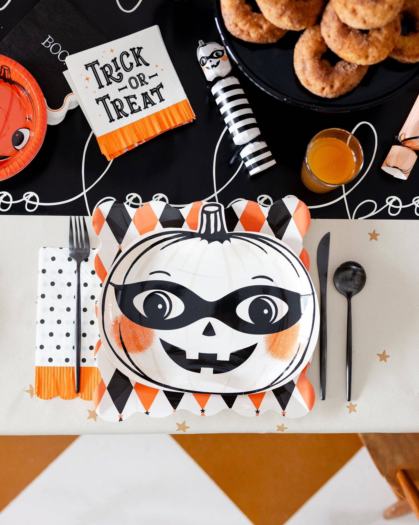 Vintage Trick or Treat Cocktail Napkin - 24 PK