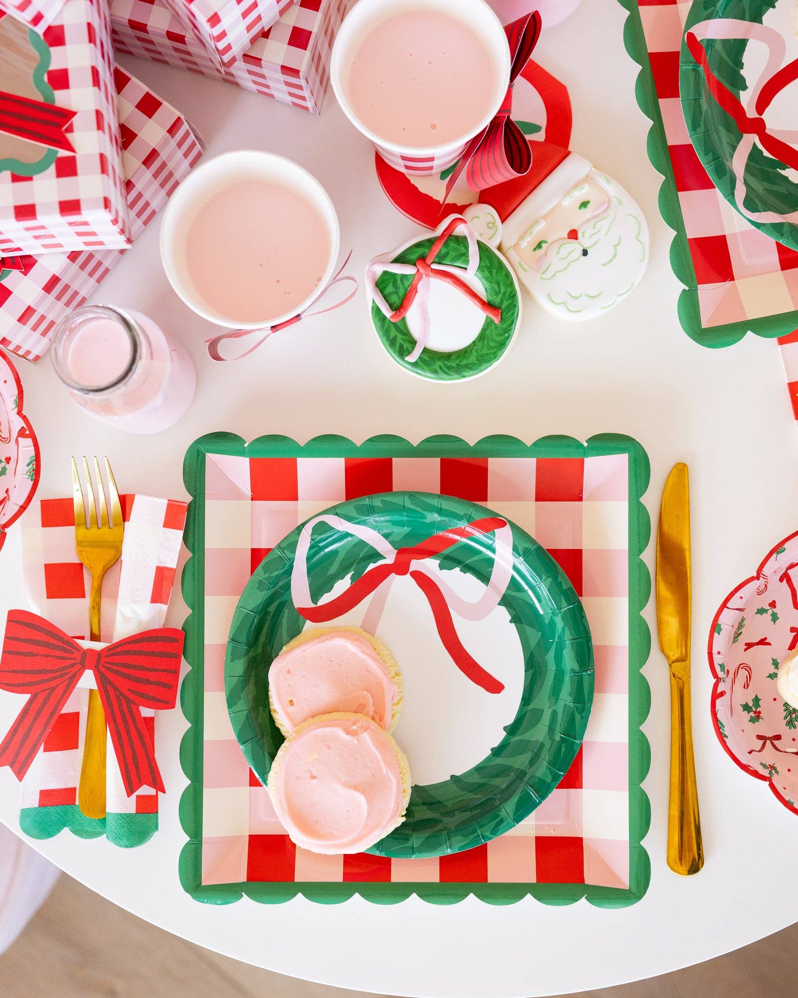 Wreath Plate - 8 PK