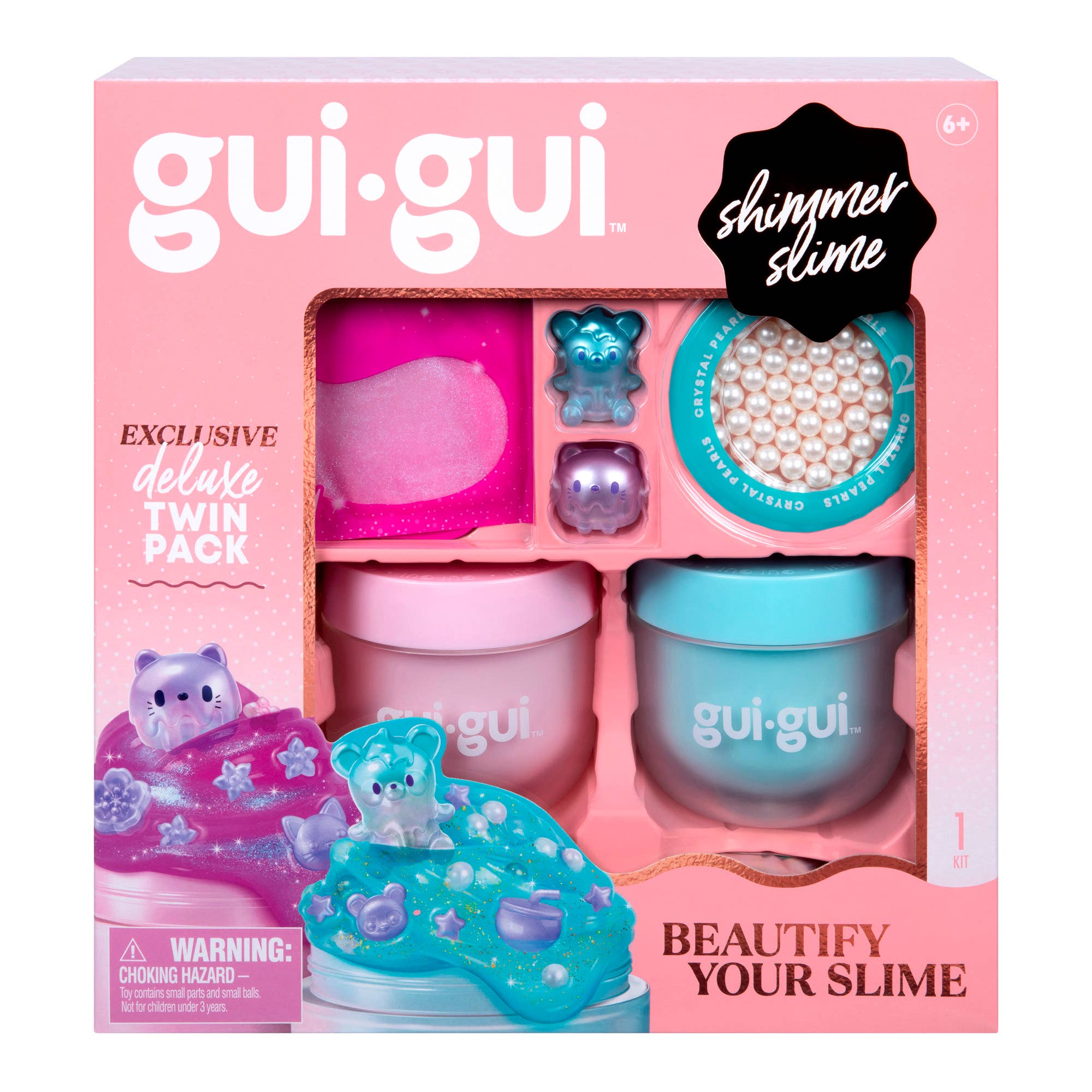 Gui Gui Shimmer Deluxe Duo Slime Pack