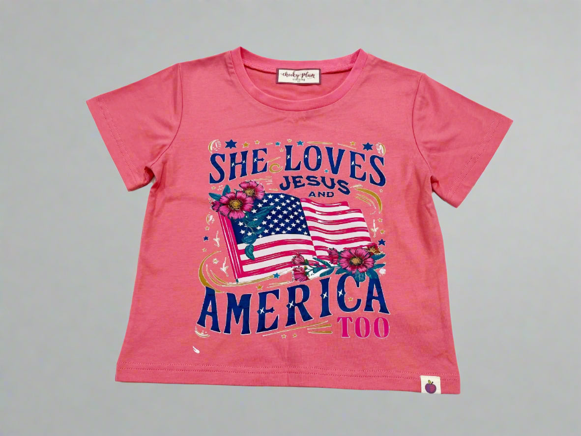 Graphic Tee - Loves Jesus (Pre-Order)