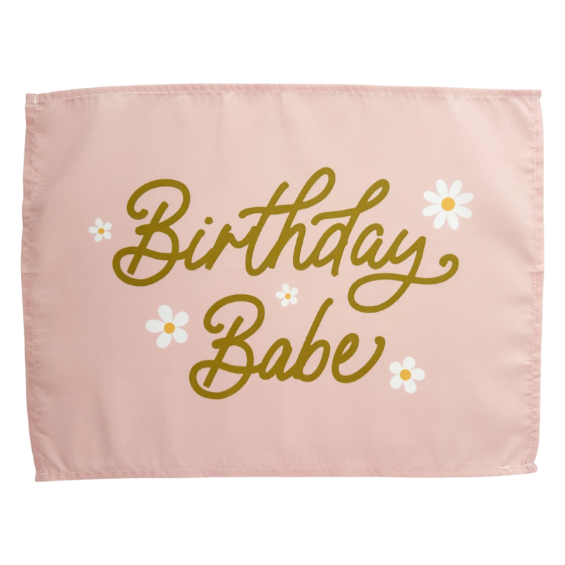 Birthday Babe Banner 36"X26"