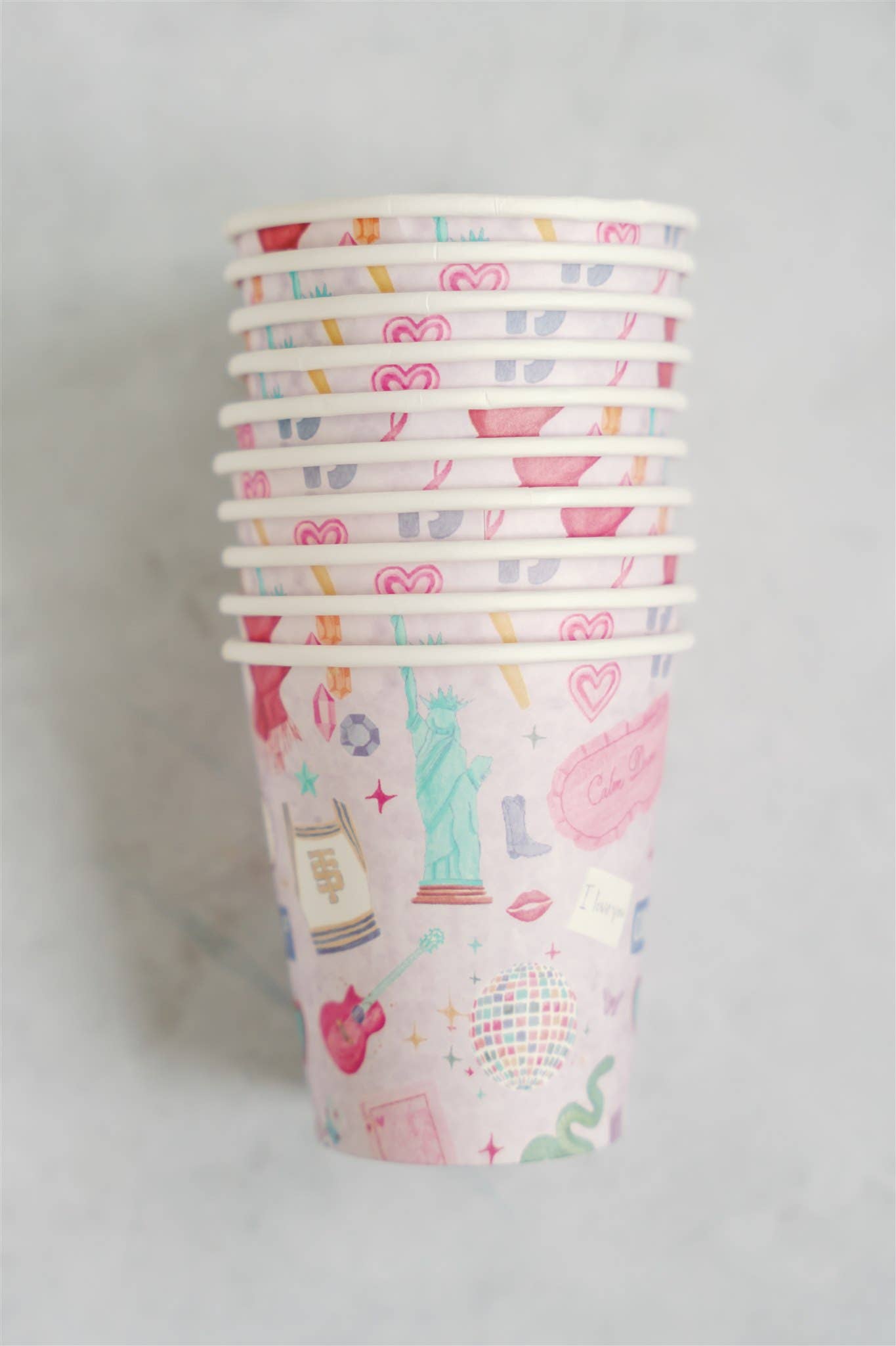 Taylor Swift Paper Cups - 10 PK