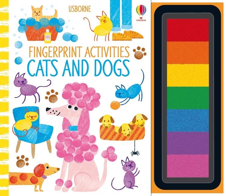 Fingerprint Activities Book - Cats & Dogs