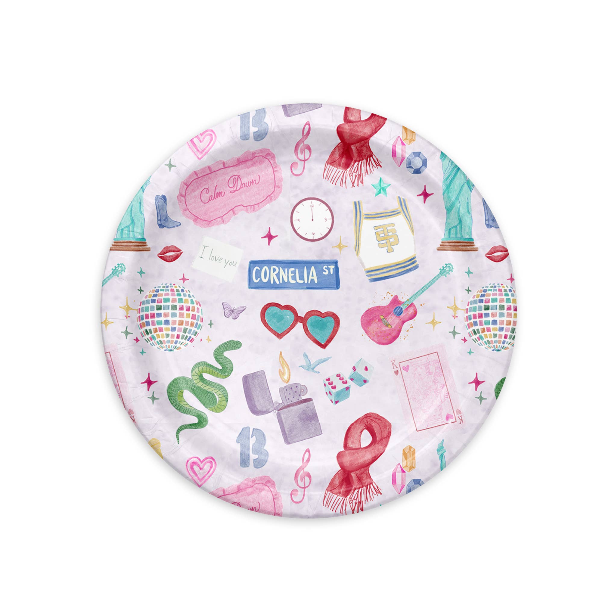 Taylor Swift Paper Plate - 10 PK