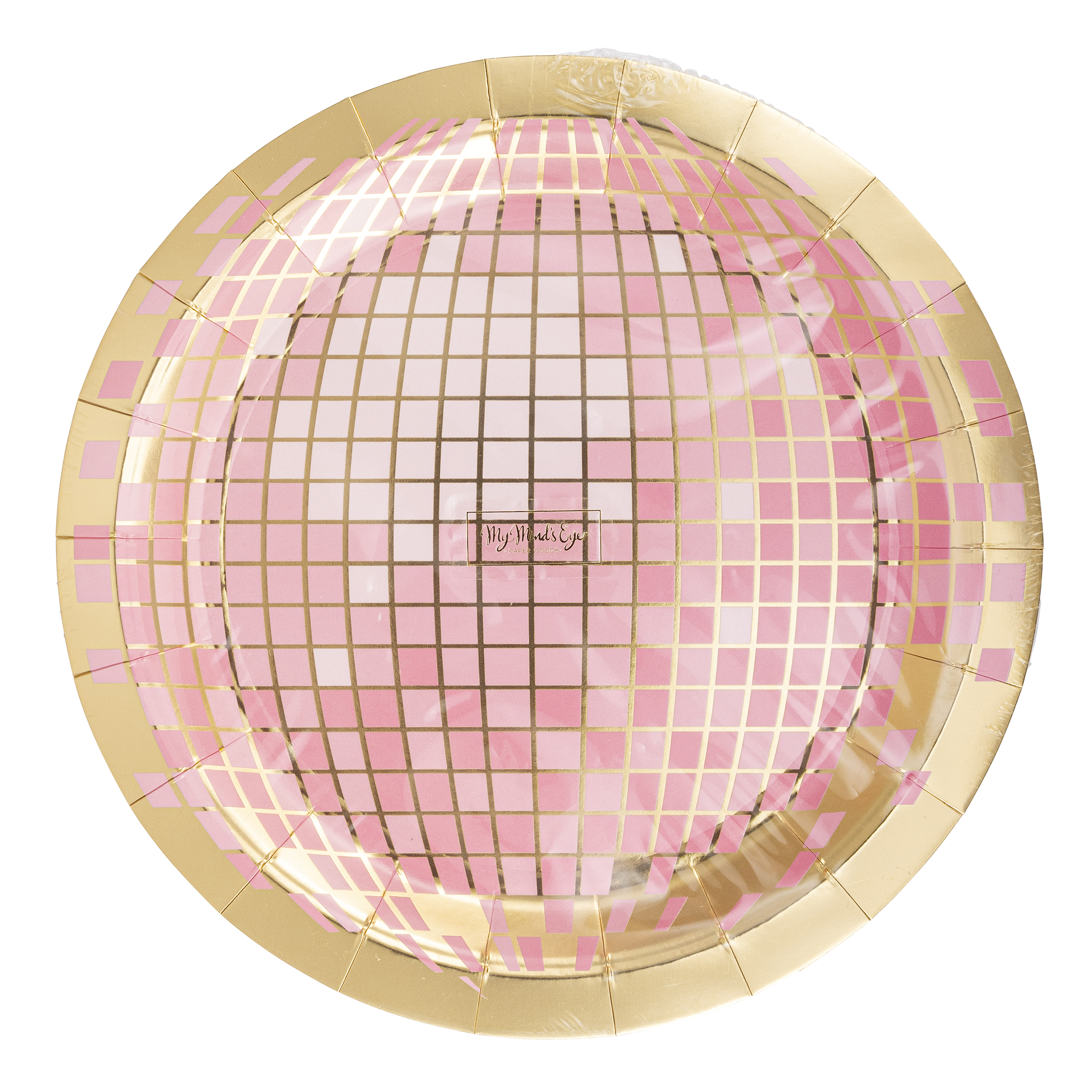 Disco Ball Paper Plate - 8 PK