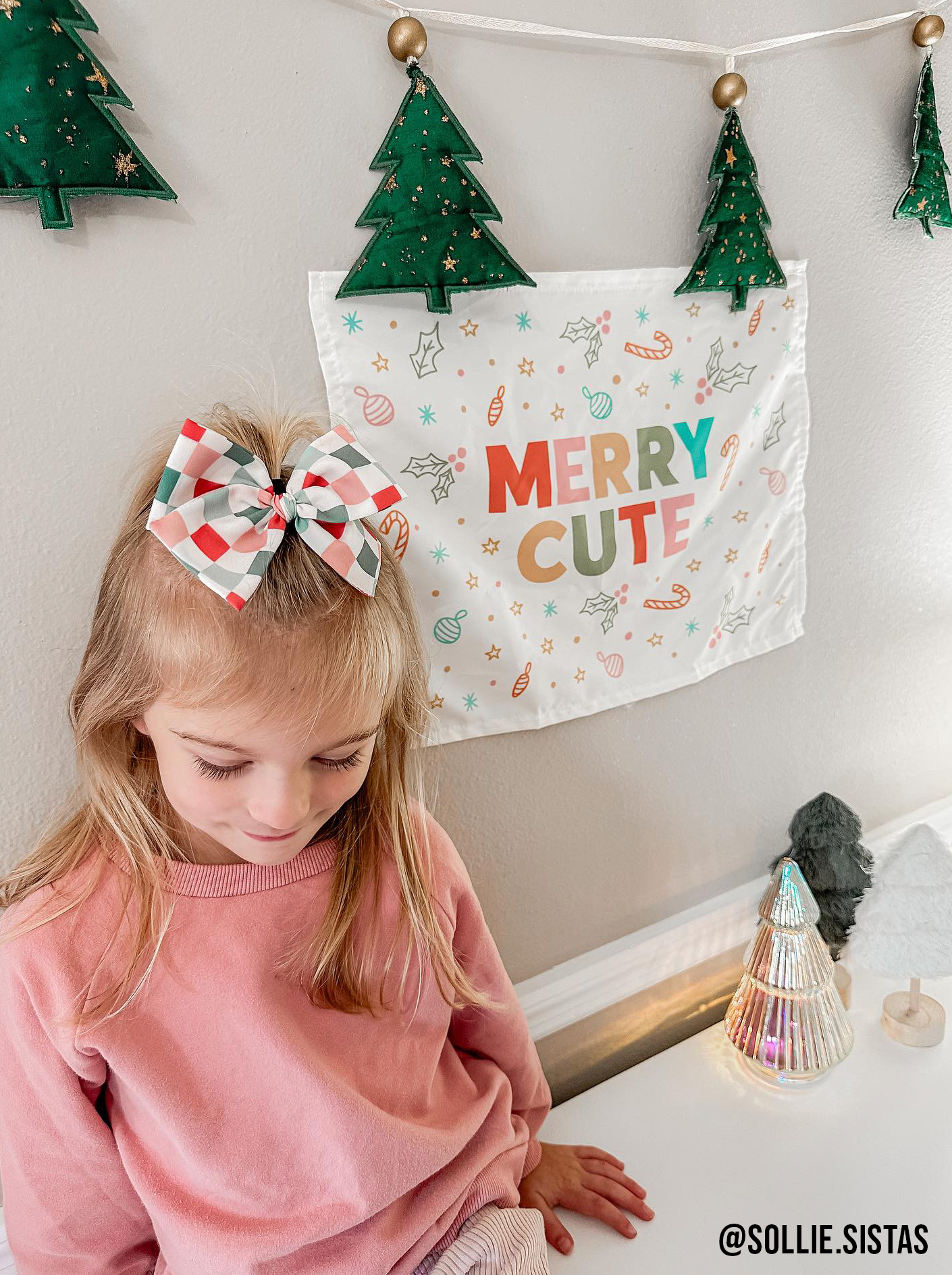 Merry Cute Banner - 36x26"