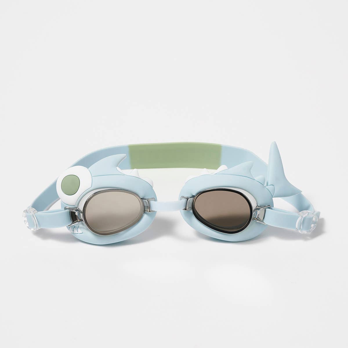 Mini Swim Goggles - Shark Tribe Khaki