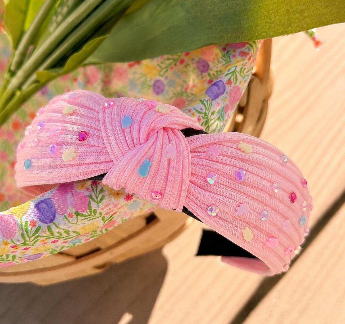 Beaded Headband - Sprinkle Bunny