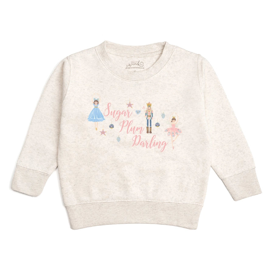 Sweet Wink Sweatshirt - Sugar Plum Darling