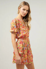 Women's Sugarlips Floral Ruffle Mini Dress | Spring Dream