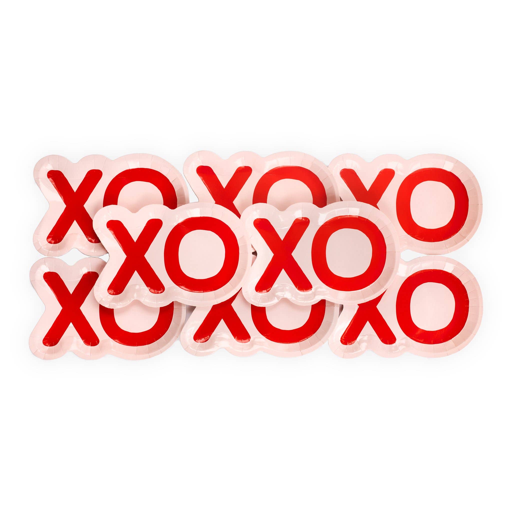 XOXO Shaped Plates - 8 PK