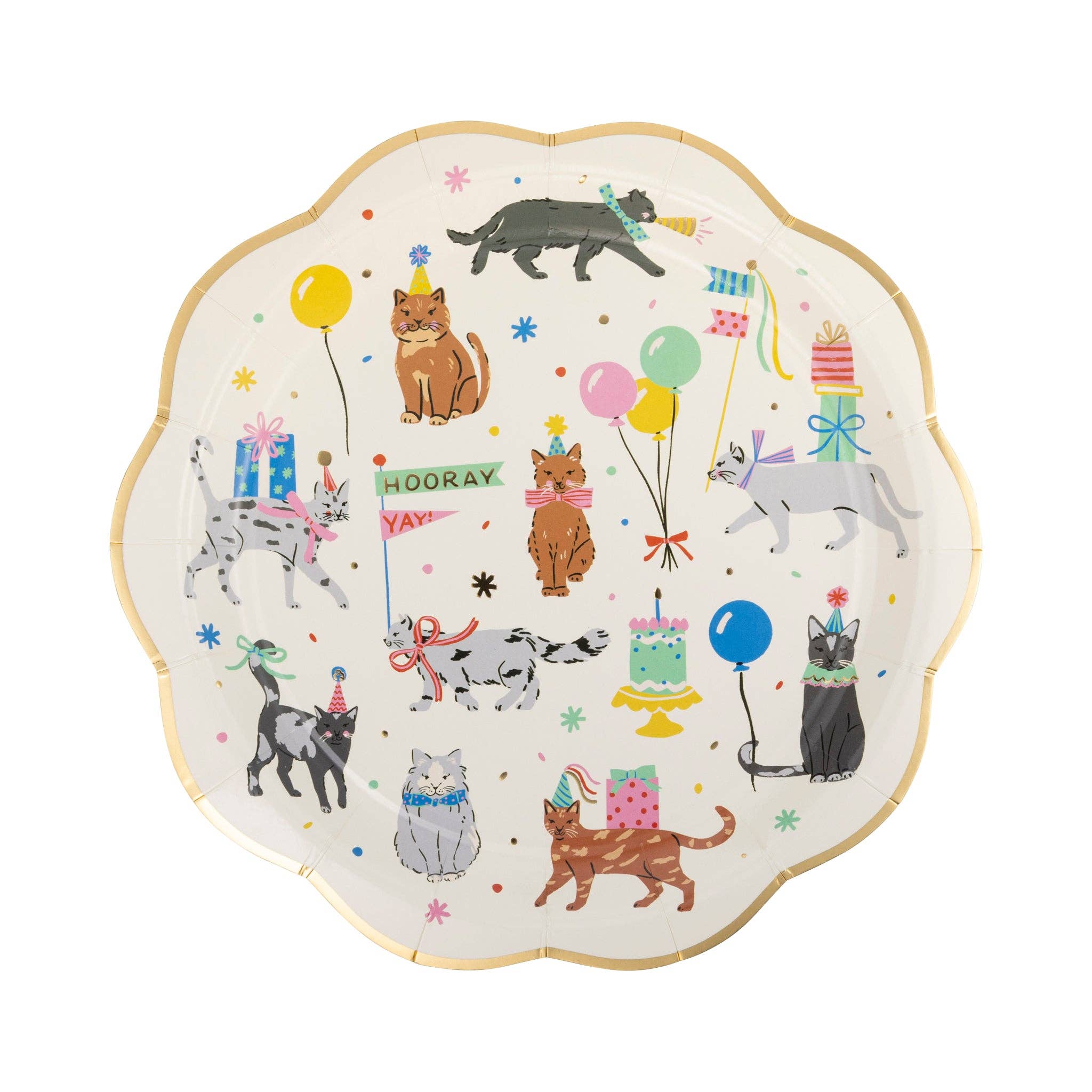 Cat Party Plate - 8 PK