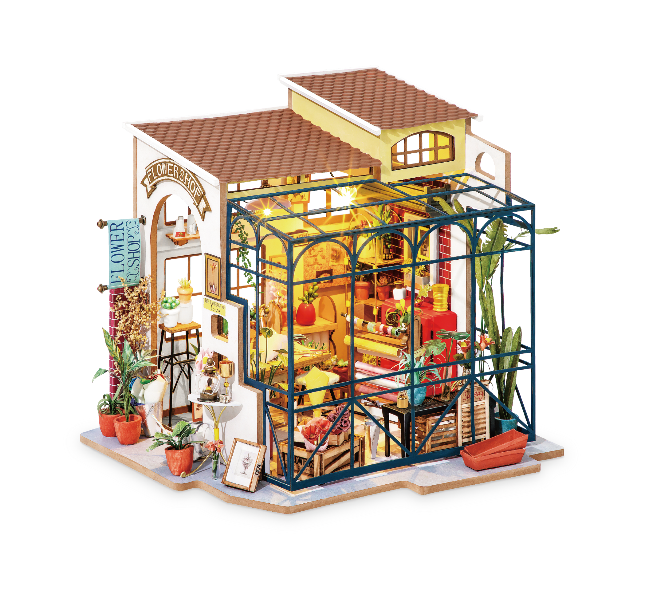 Emily’s Flower Shop DIY Miniature House