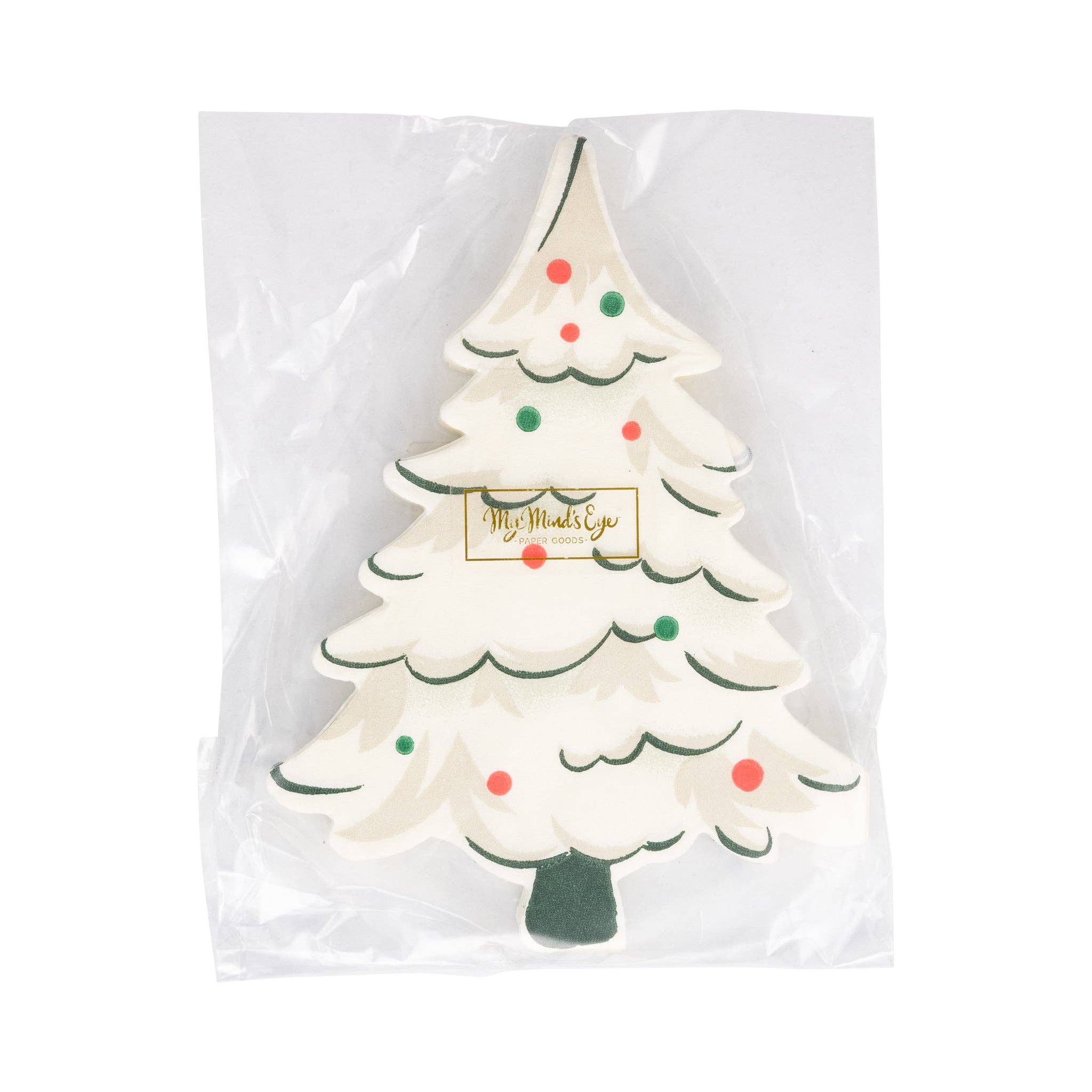 Retro Tree Dinner Napkin - 24 PK