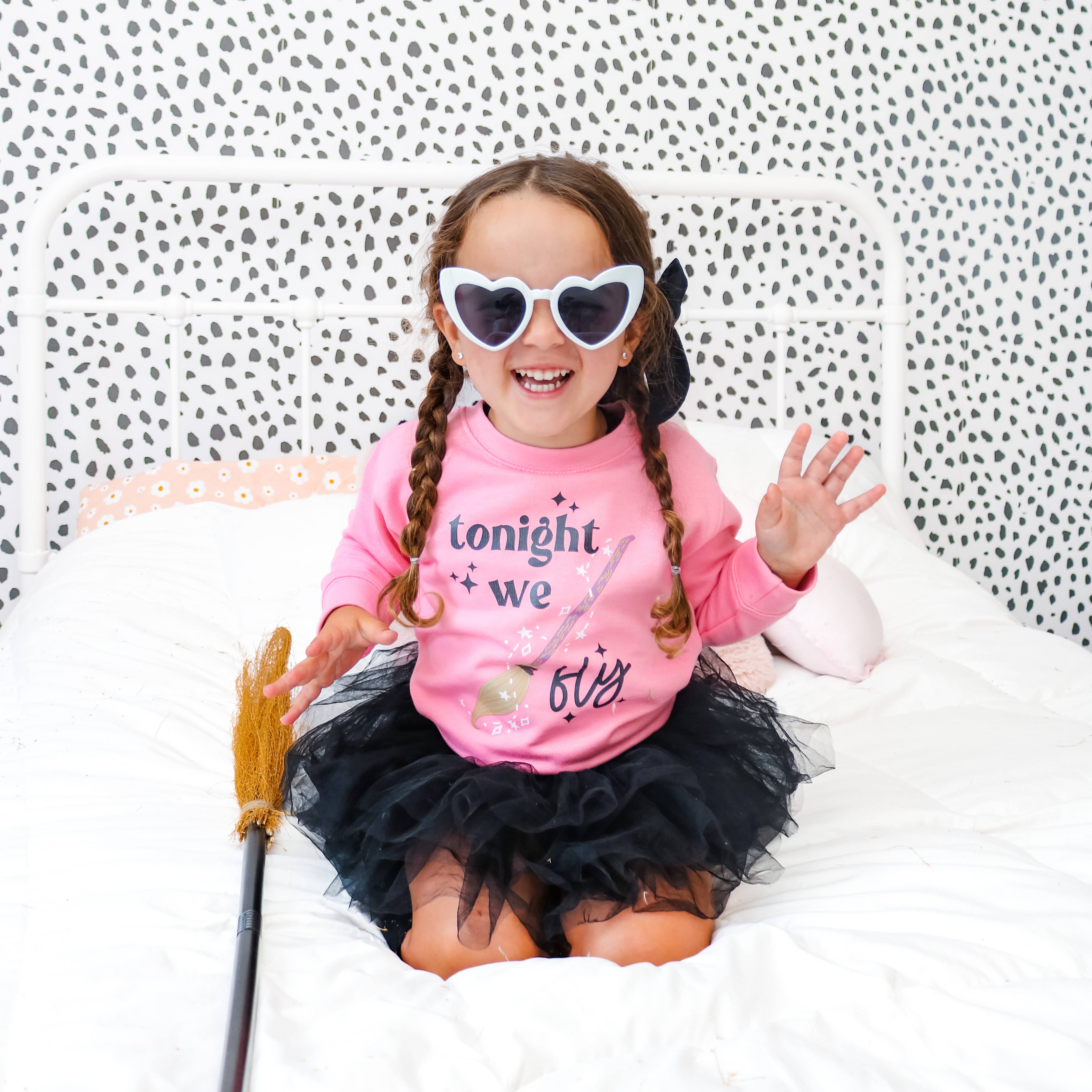 Tonight We Fly | Kids Halloween Sweatshirt : 2/3