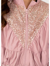 Noa Jacket in Mauve - Girls