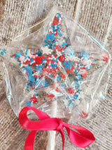 Patriotic Star Lollipops