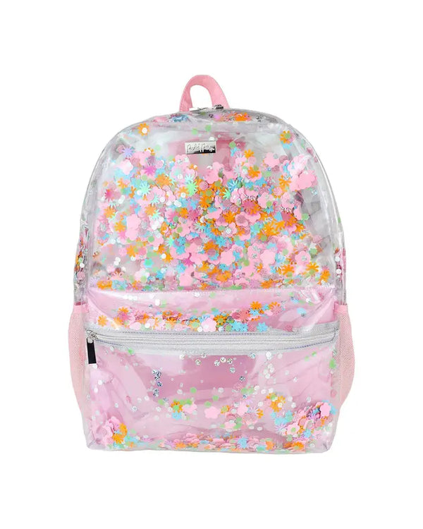 Pink Party Confetti Backpack Medium