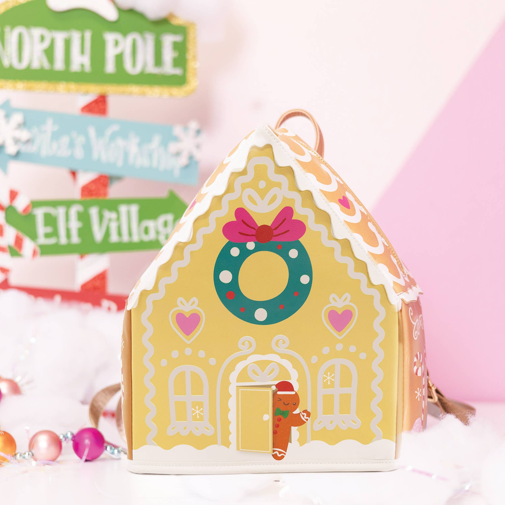 Gingerbread House Backpack (GLOW in the Dark!)