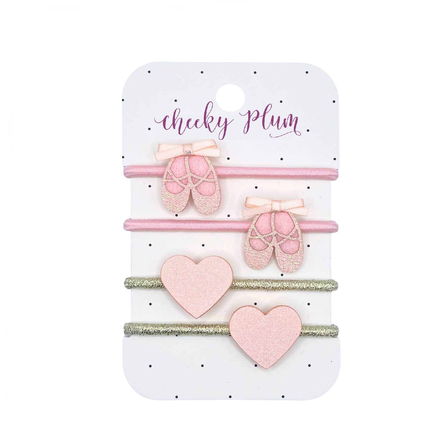 Ballet Shoes Ponytail Holders