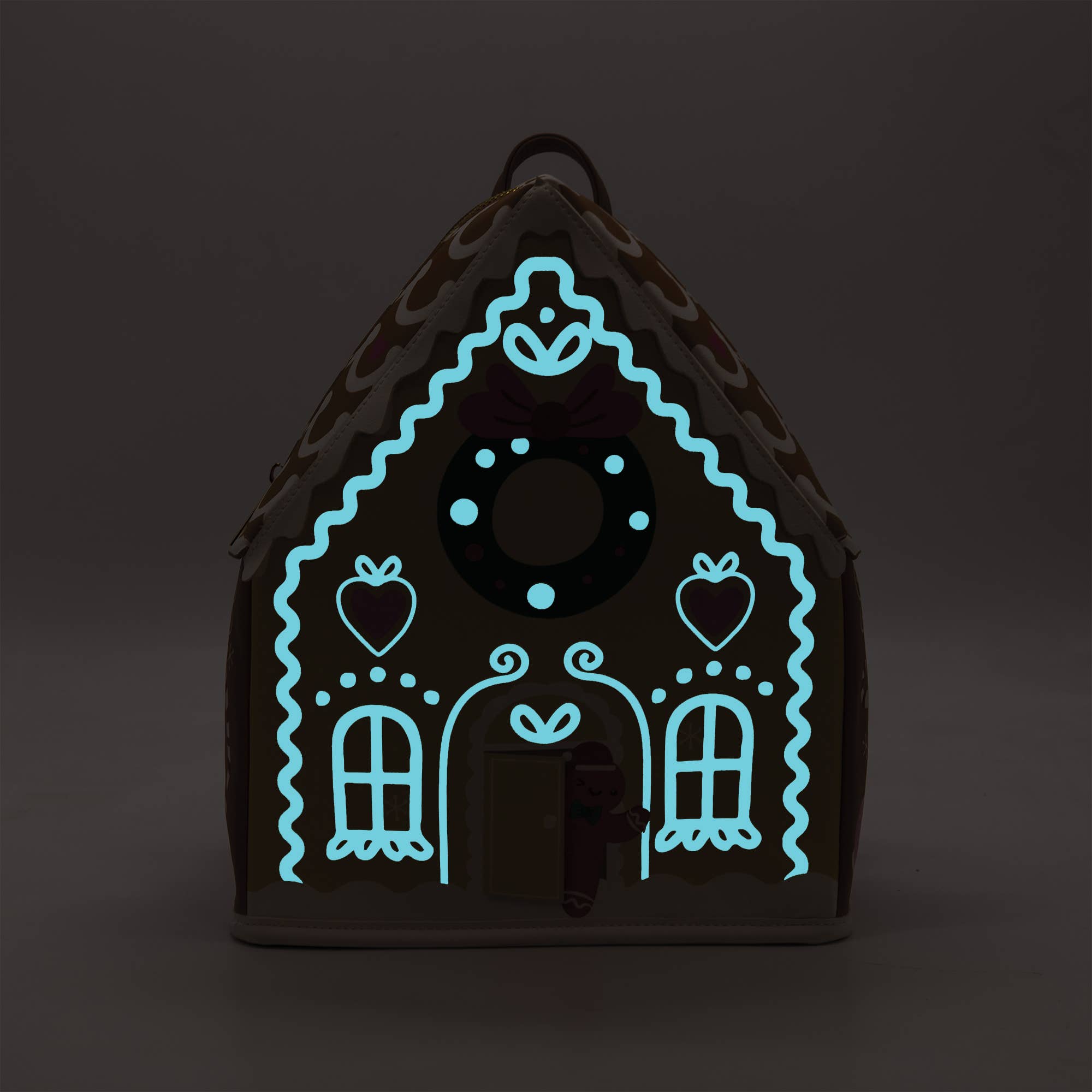 Gingerbread House Backpack (GLOW in the Dark!)